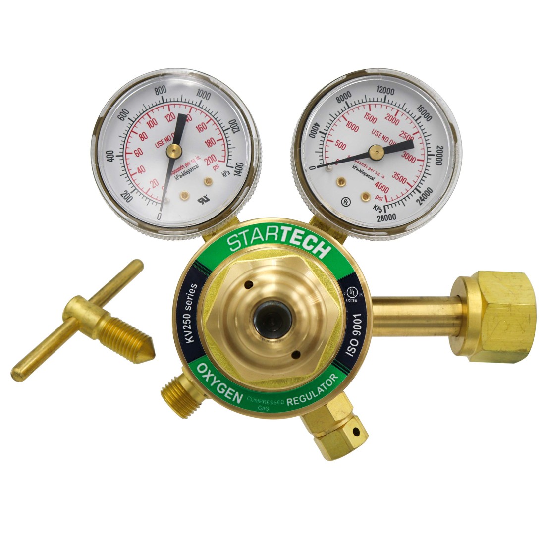 Shark 12459 2-Inch Oxygen Regulator for Series 250, CGA540 5-125 Psig