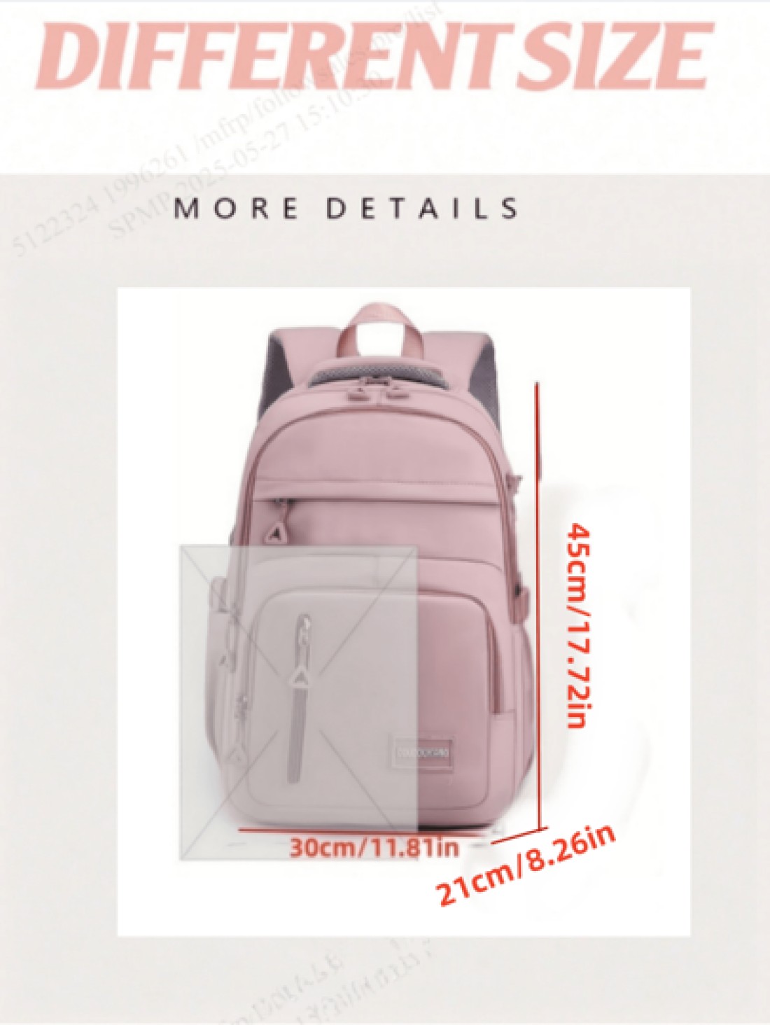 Fashionable Minimalist Comfortable Multi Function Large Capacity Travel Backpack Suitable For Various Occasions Like Back To School Graduation