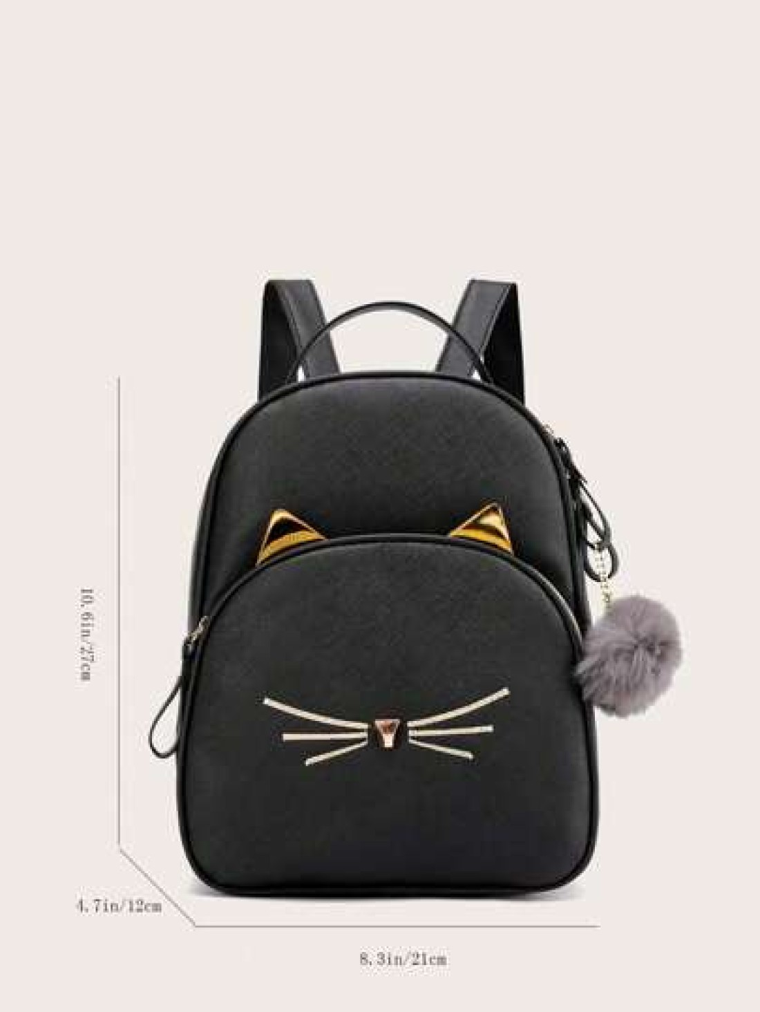 1pc Cute Cartoon Cat Backpack With Pendant Fashionable And Exquisite Travel School Bag Sports Drawstring Backpack Dry And Wet Separation Drawstring Sports Bag Pool Bag Swimming Backpack Swimming Bag S