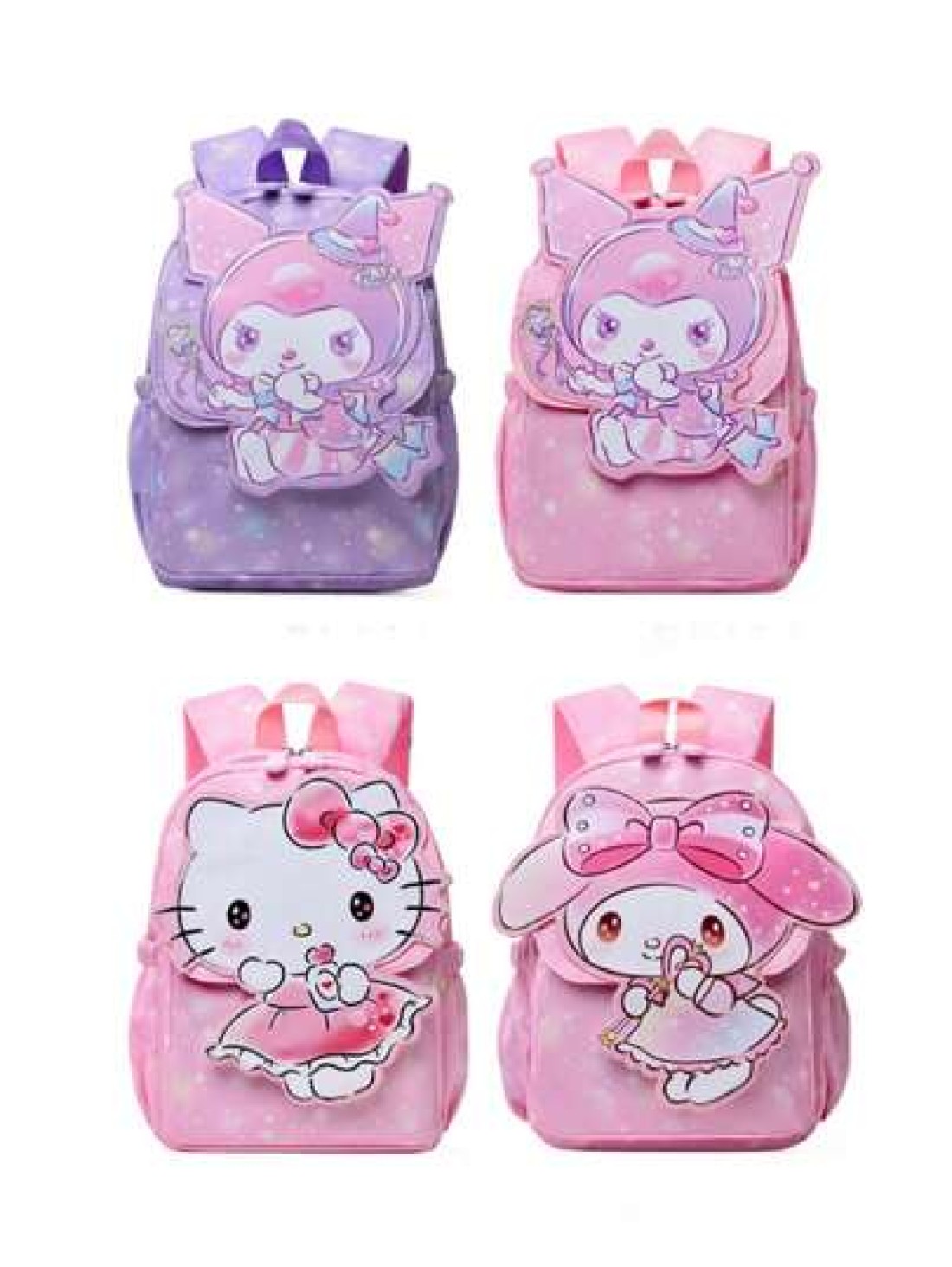 Sanrio حقيبة مدرسية ساناريو هالو كيتي, حقيبة مدرسية للفتيات ذات طابع مميز وكيوت لرحلات الفتيات