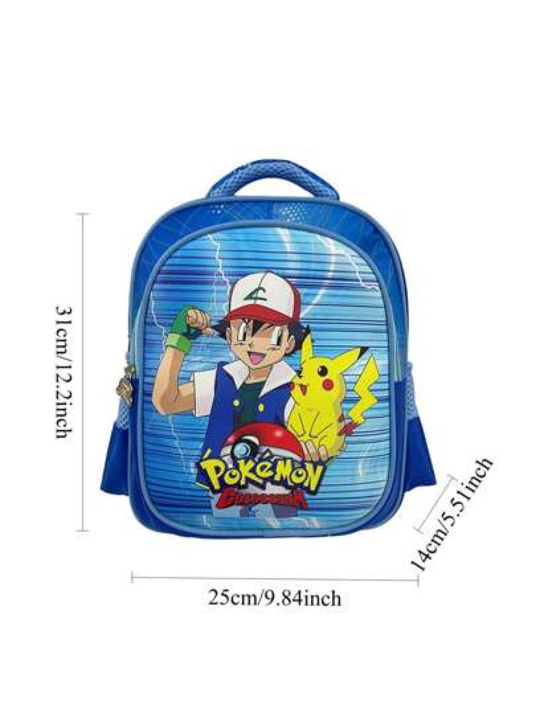 bandai Backpack Cartoon Design Practical Pockets Durable Synthetic Materials Zhalange Close Suitable For School Travel Holiday Gifts