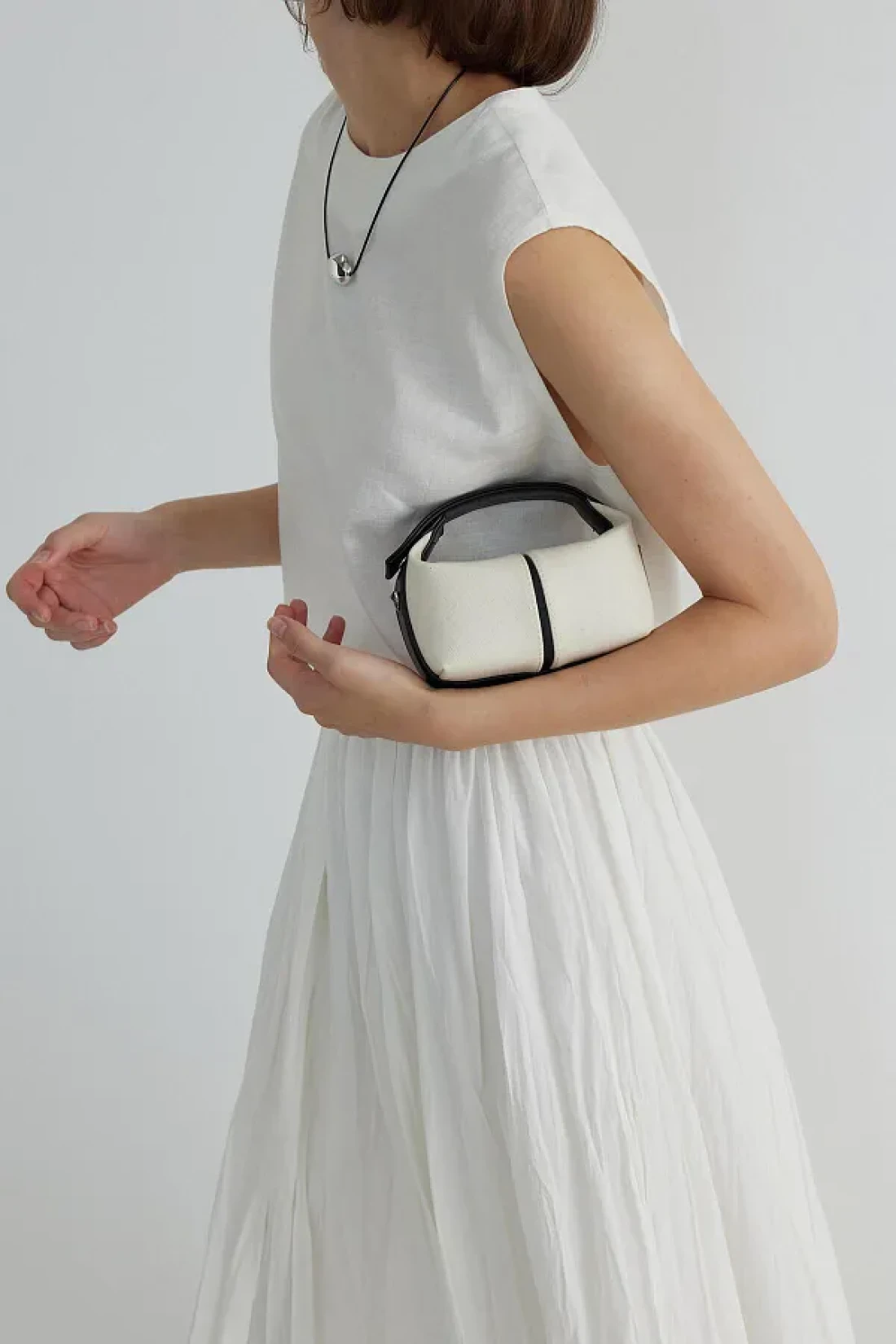 Suud Collection Archi Cream Bonbon Bag