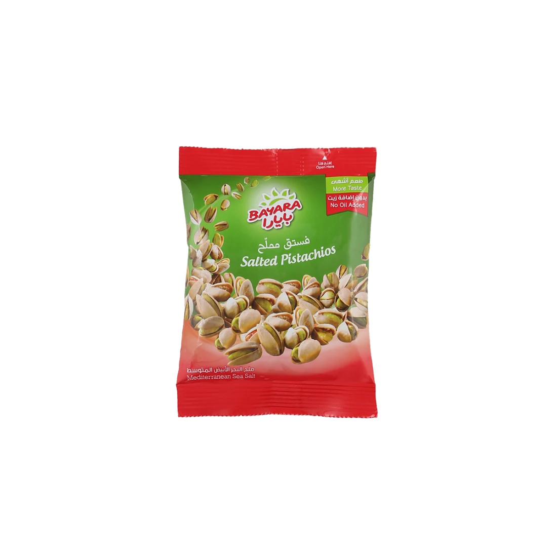 BAYARA SNAKS PISTACHIOS SALTED 30G