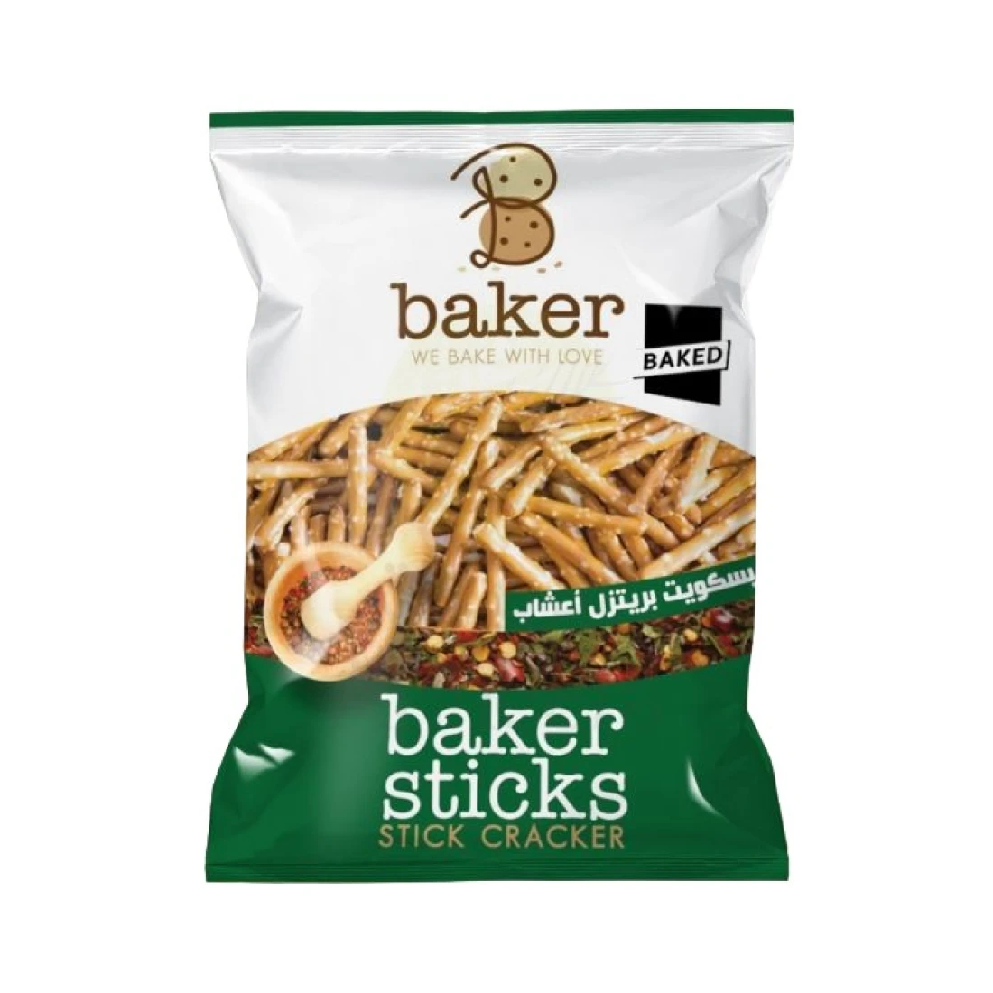 بيكر تكسير pretzel Herbs45g