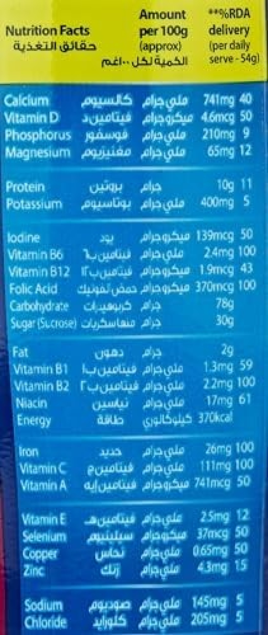 مسحوق الشراب المغذي بنكهة الشوكولاتة من هورليكس، 500 جرام