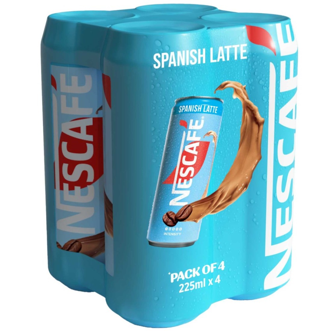 Nescafe Spanish Latte Coffee Drink, 225ml Pack of 4