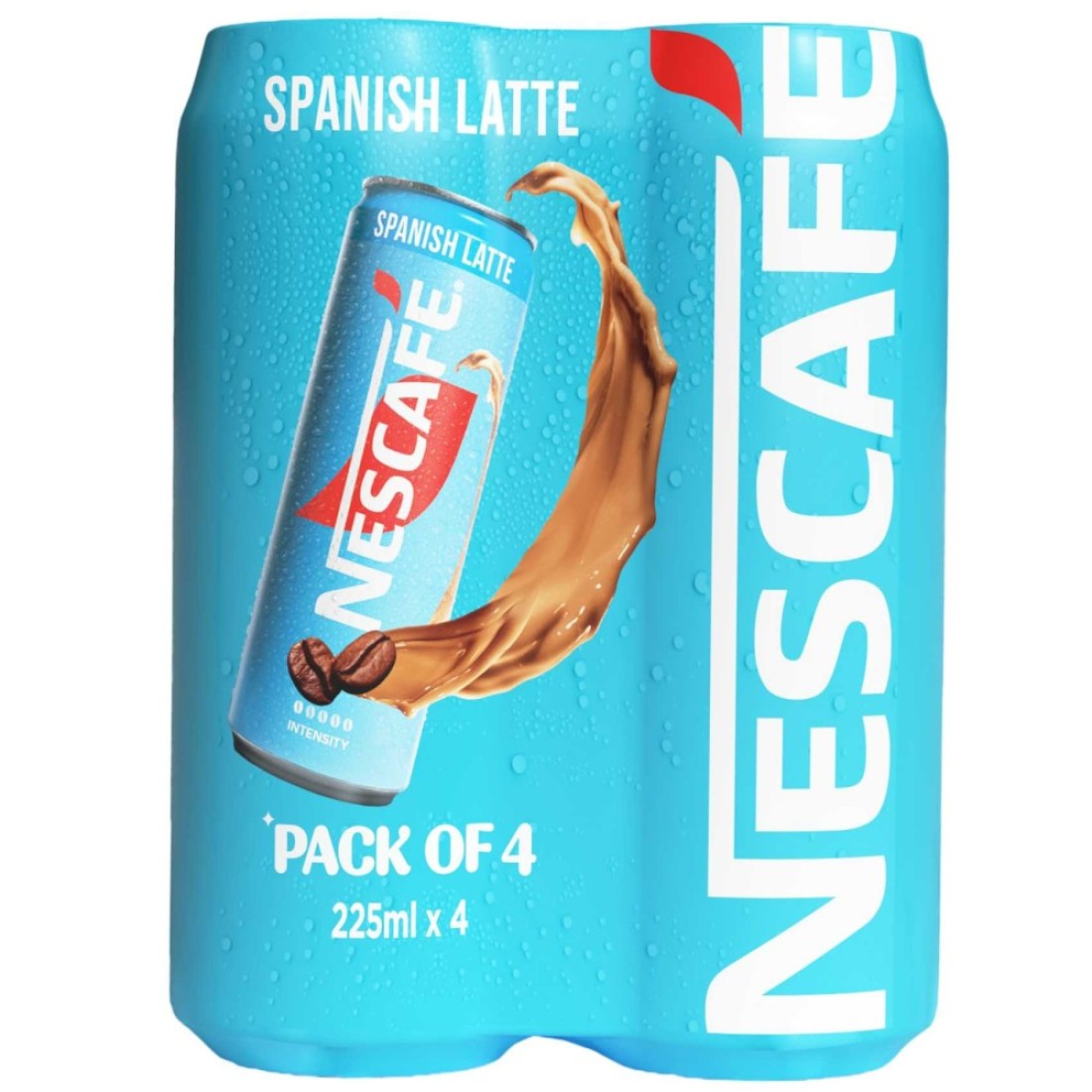 Nescafe Spanish Latte Coffee Drink, 225ml Pack of 4