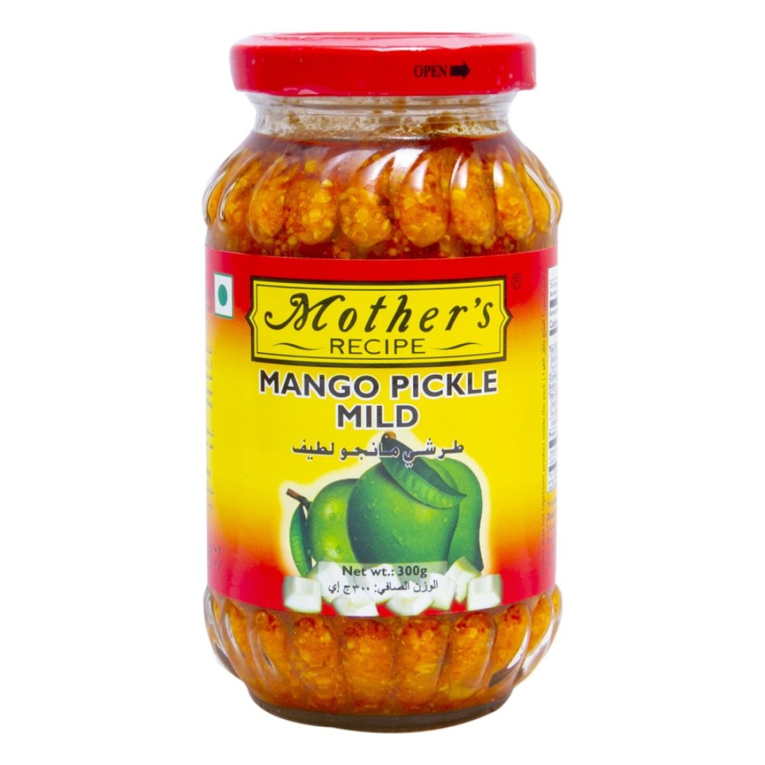 M RECIPE PKL MANGO PICKLE MILD 300 GMS