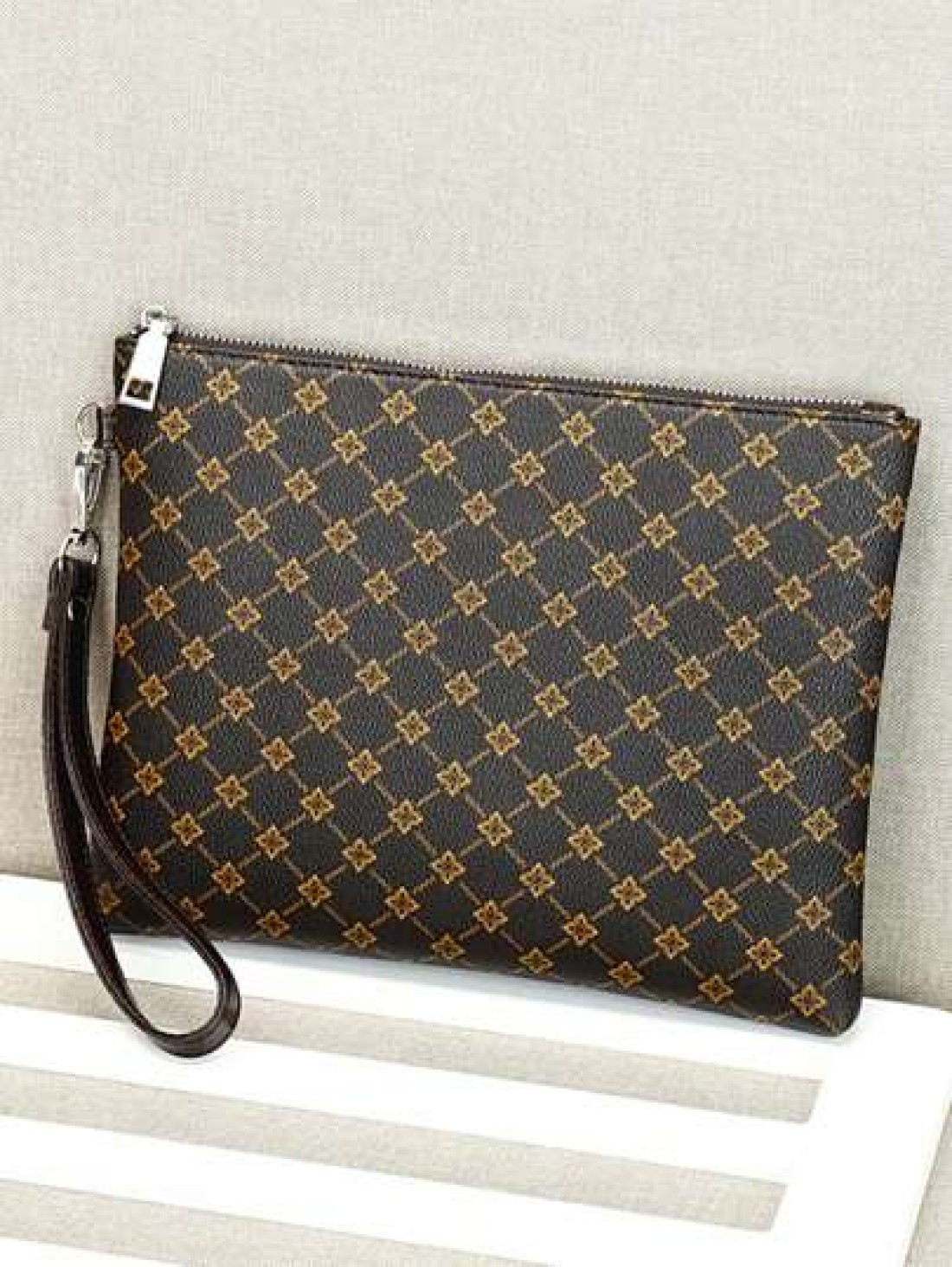 Men s Fashion PU Clutch Bag Pu Leather Men Wallet Brown Coin Clutch Purse Male Hand Bag Office Supplies Vintage Valentines Gift Vintage Bag Old Money Multi Functional Men Bag Travel Winter Wash Bag Mu
