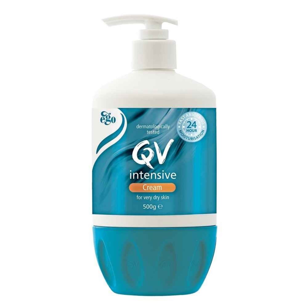 Ego QV Cream – Rich, Protective Moisturiser for Very Dry & Sensitive Skin (500 g)