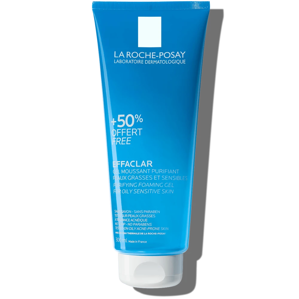 جل رغوي منظّف من لا روتش‑بوزيه Effaclar للبشرة الدهنية والحساسة – ٢٠٠ مل