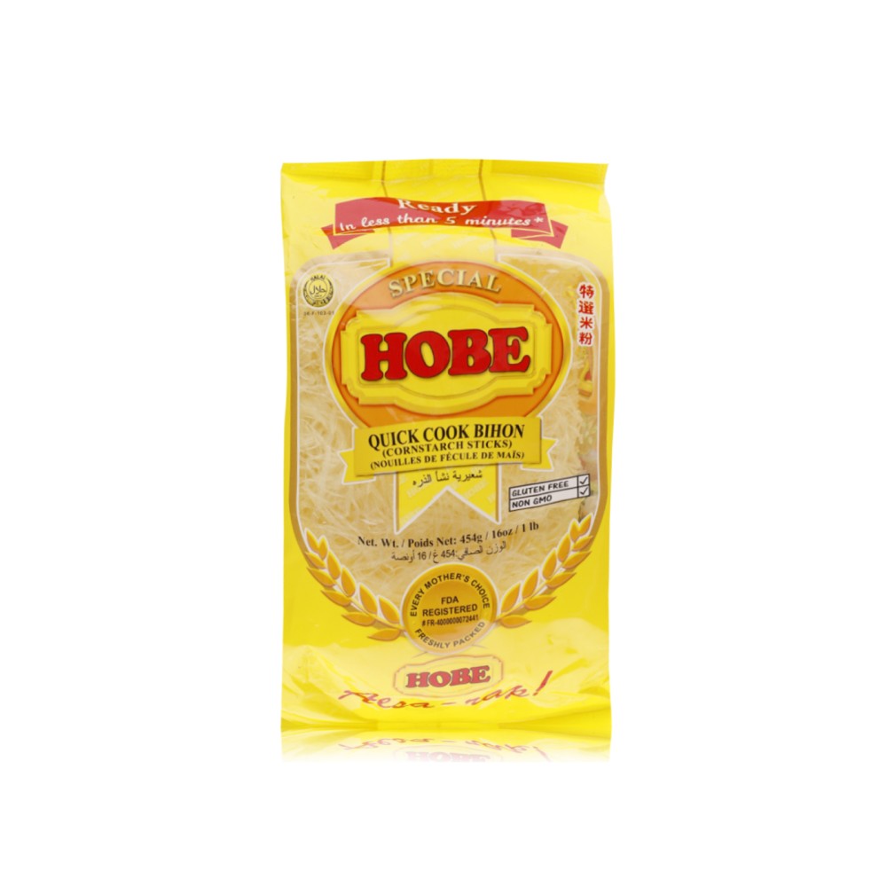 Hobe Special Quick Cook Bihon Corn-starch Sticks Noodles, 907g
