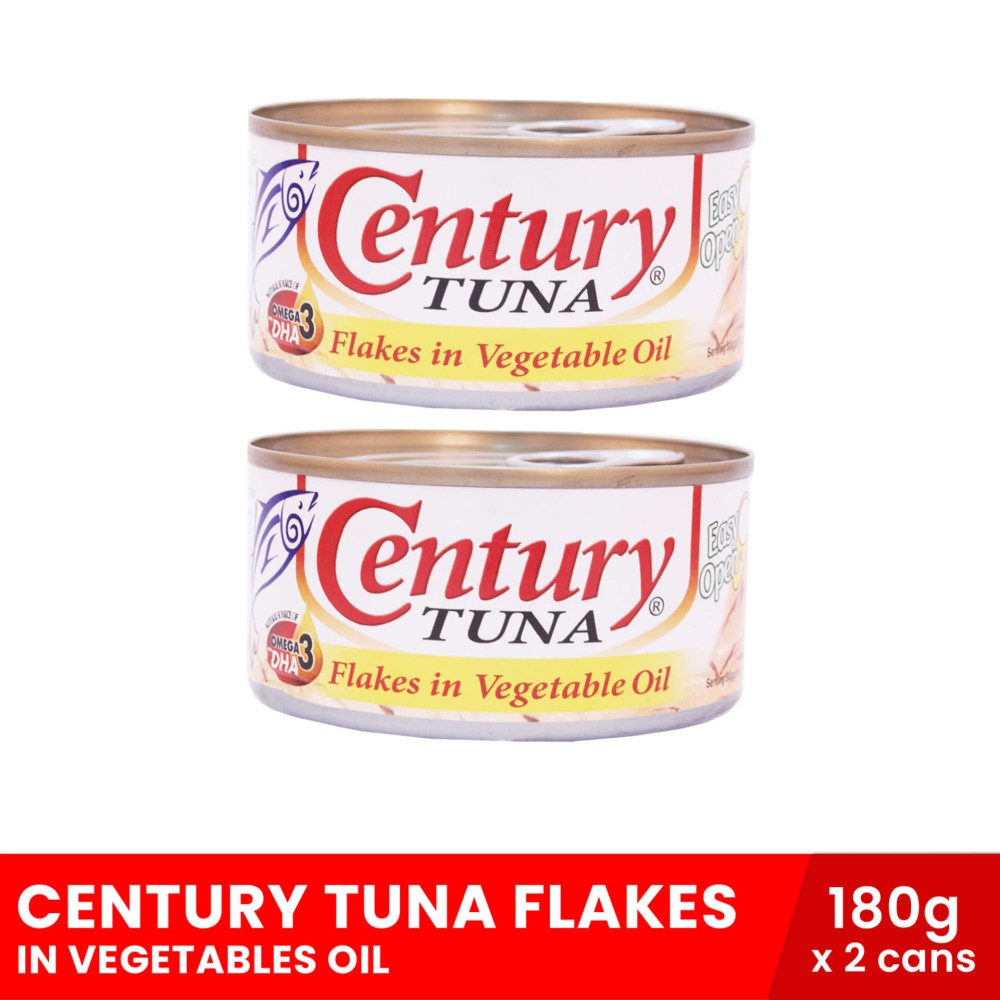 Century Tuna Flakes in Vegetable Oil, 180g