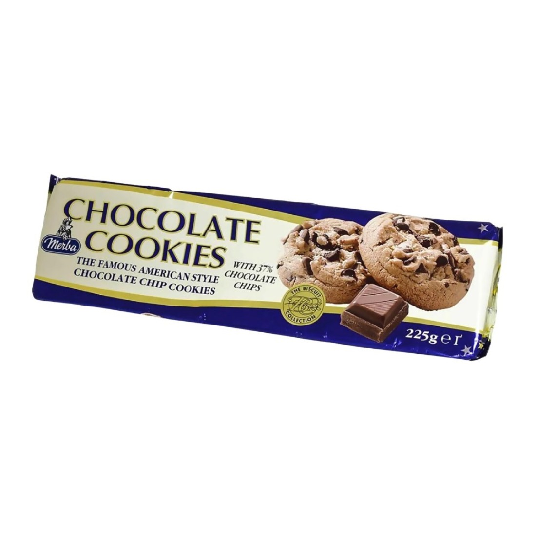 Merba Chocolate Cookies 225g Pack of 2