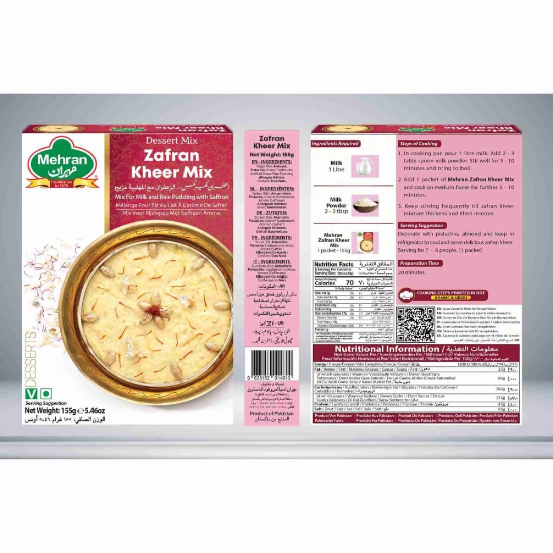 Mehran Zafran Kheer Mix 155g