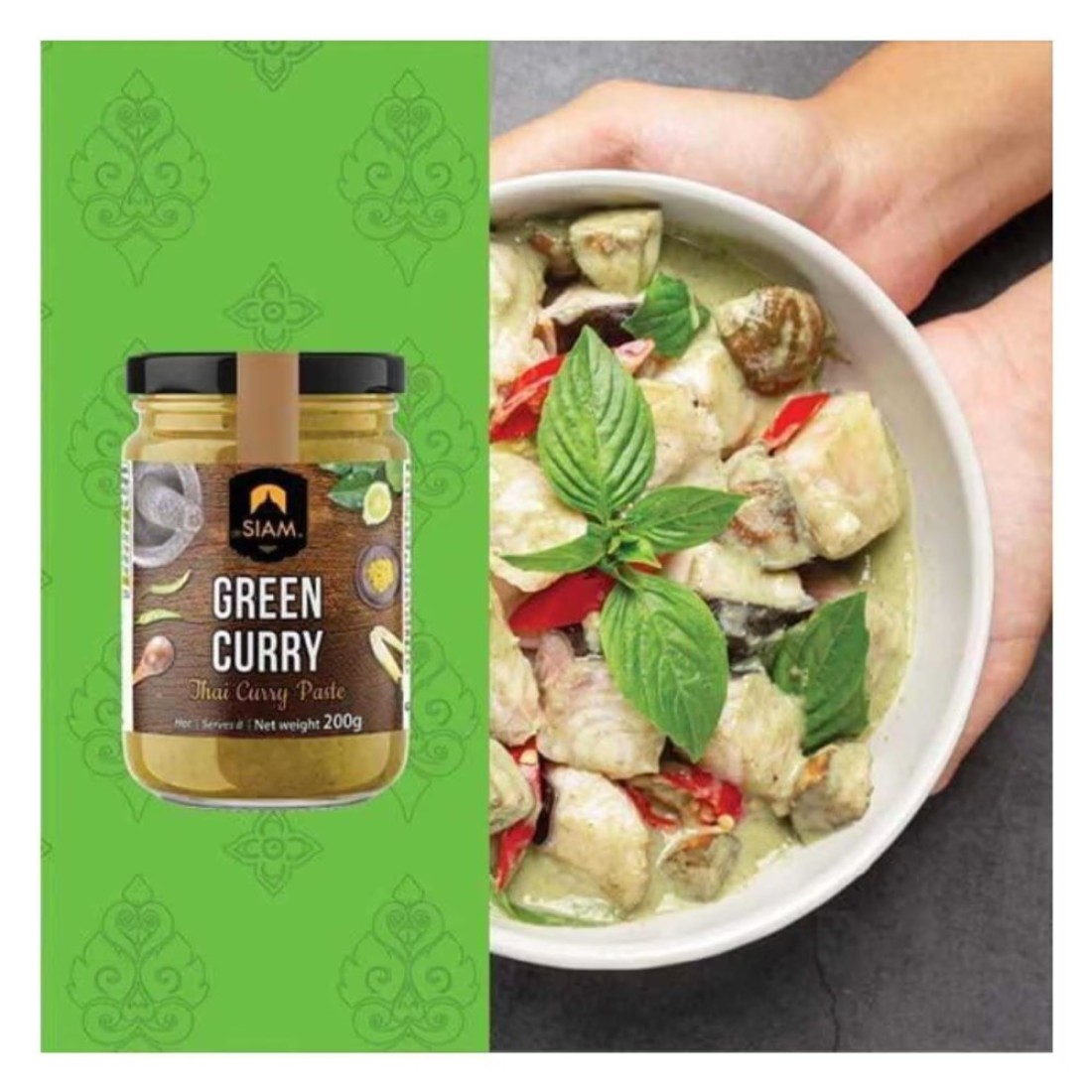 De Siam Green Curry Paste 200g