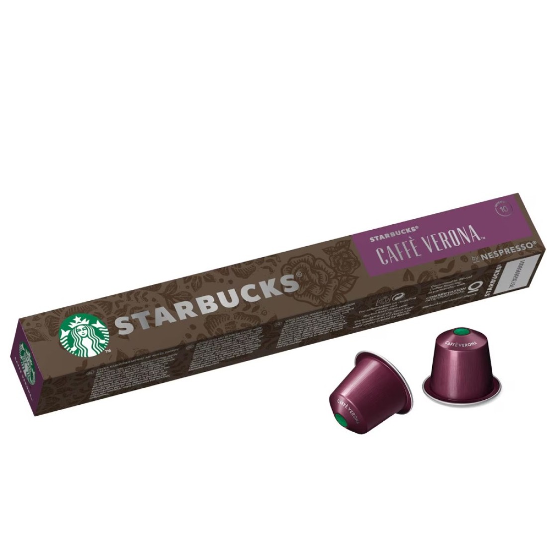 Starbucks Caffe Verona Roast Coffee Capsules 10 Capsules, 55g