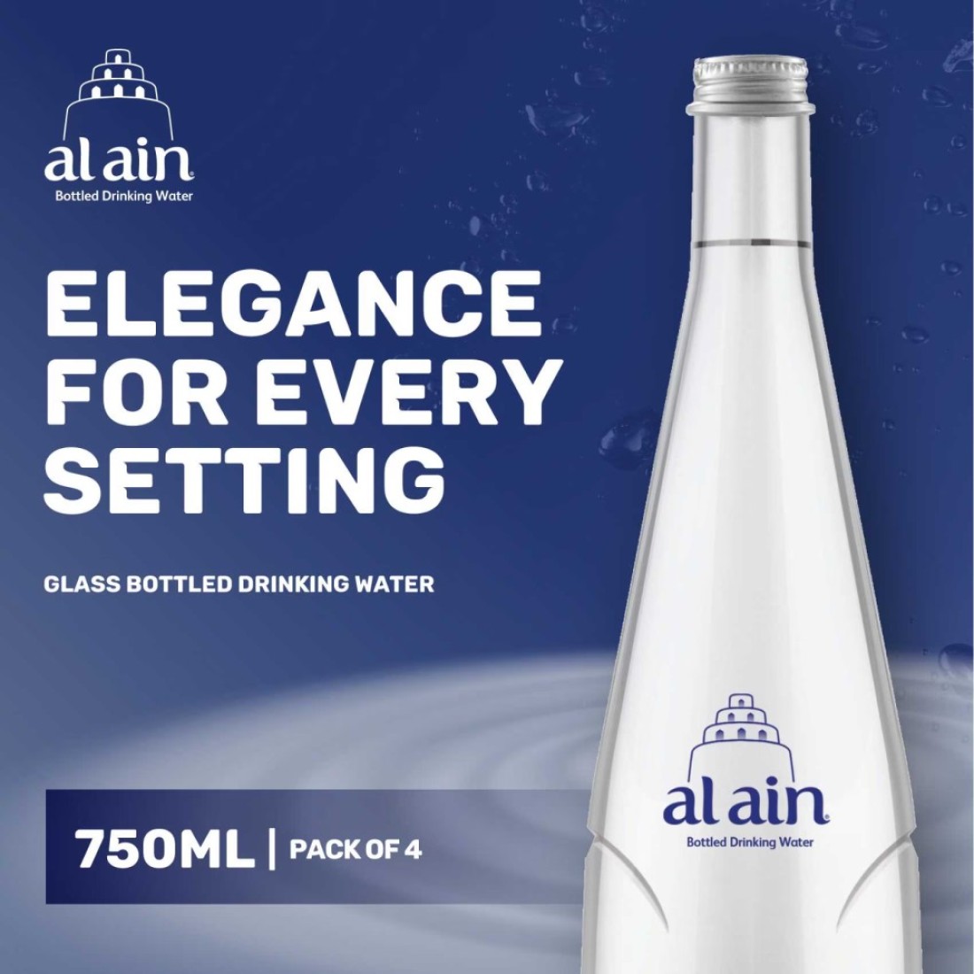 Al Ain Drinking Water 750ml Pack of 4