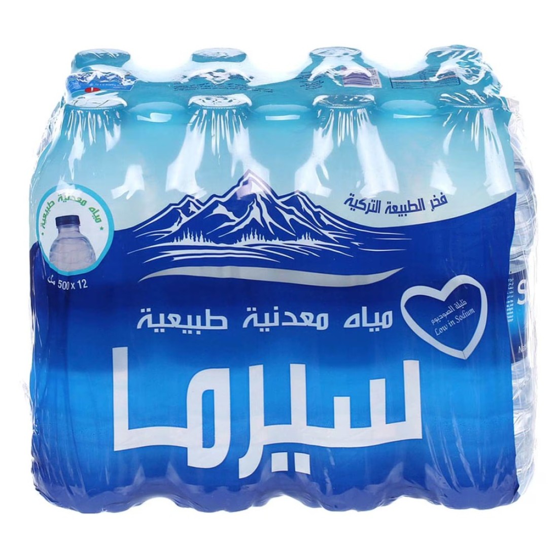سيرما مياه معدنية طبيعية 500 ملل حزمة من 12