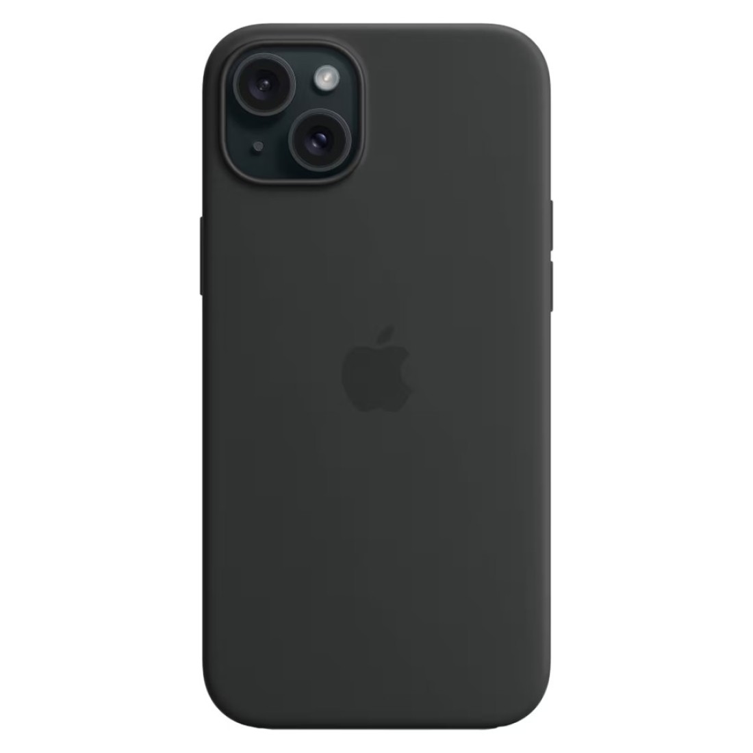 Apple Silicone Case Cover With MagSafe For iPhone 15 Plus Black