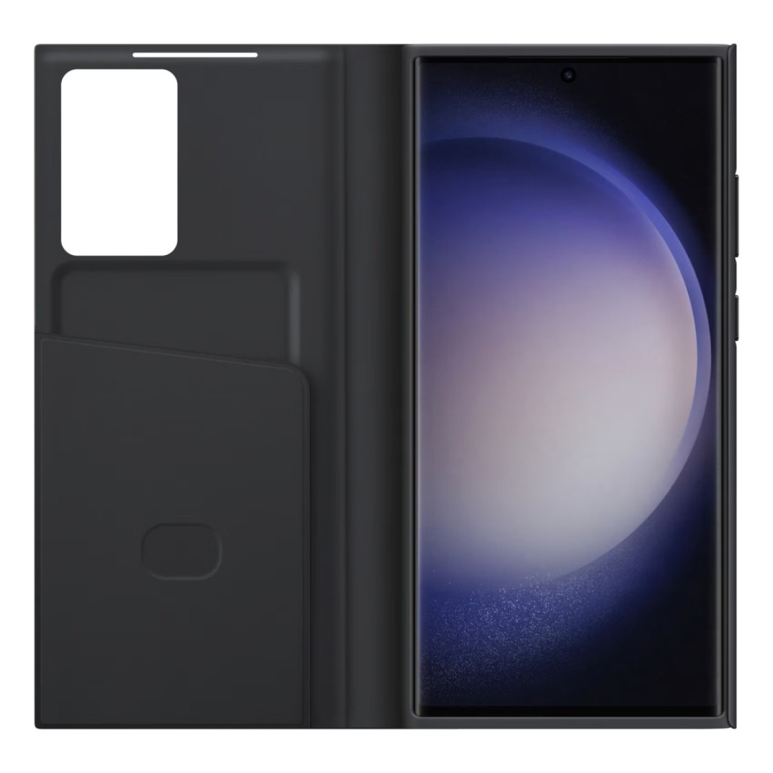 Samsung Smart View Wallet Case For Galaxy S23 Ultra Black