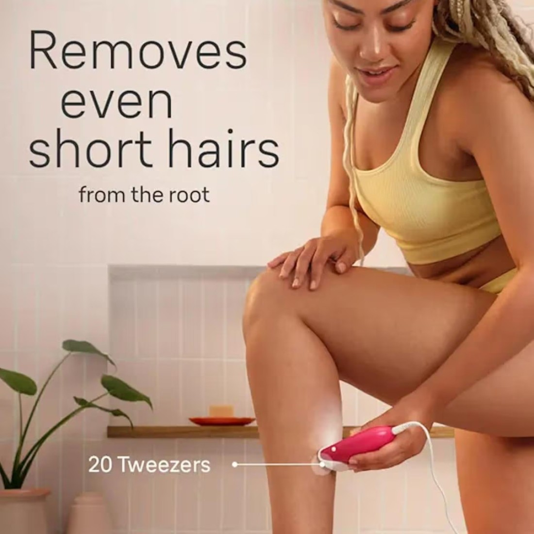 Braun Silk-épil 3 SE 3-000 Epilator for Women Long-Lasting Hair Removal with 20 MicroGrip Tweezers, SmartLight for Precision, Corded for Non-Stop Use, – White