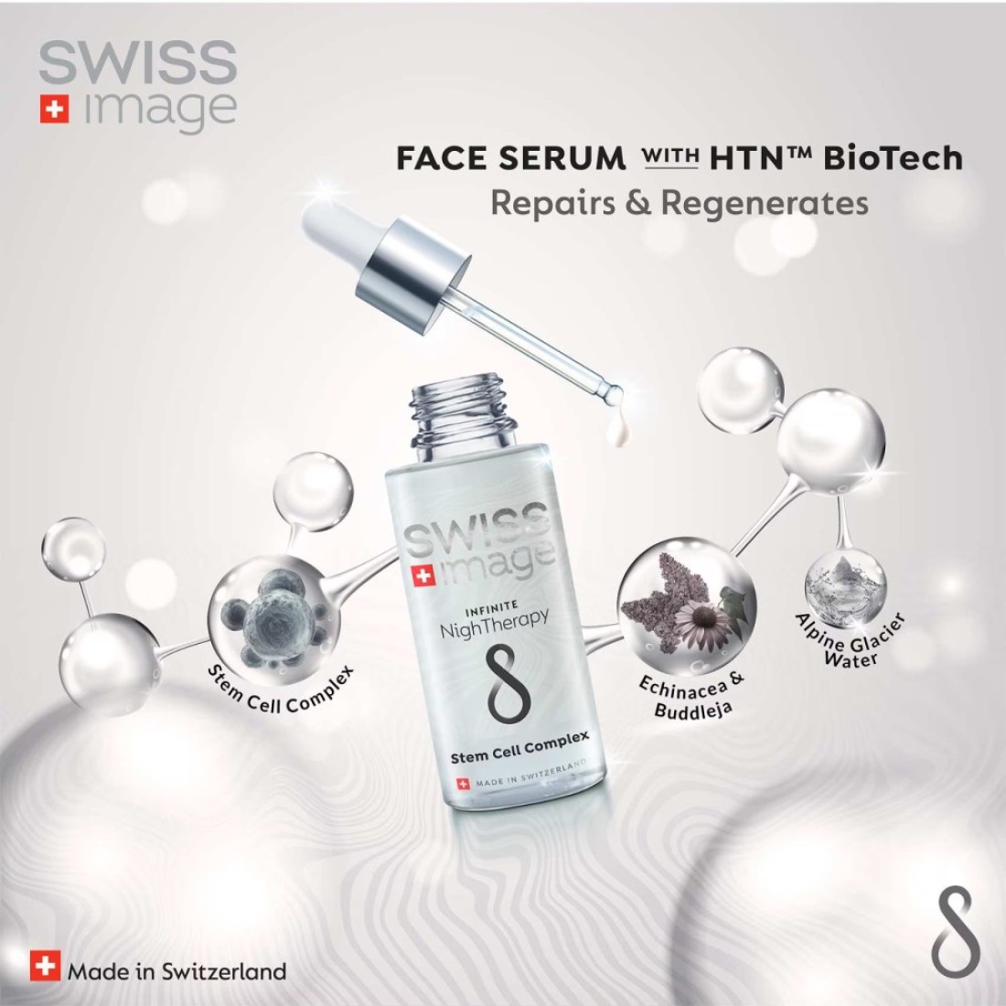 Swiss Image Infinite Night Therapy Face Serum With HTN Biotech 30ml