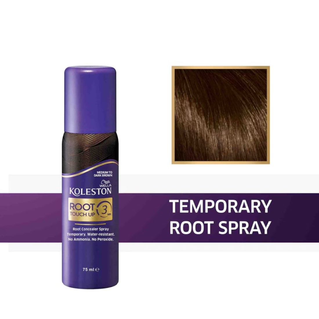 Wella Koleston Root Touch Up Spray Medium to Dark Brown