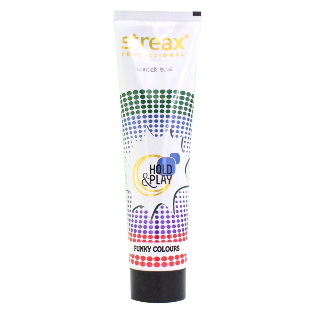 Streax Professional Hold And Play Funky Hair Colour Wonder Blue 100g