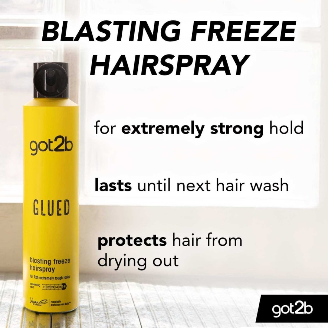 Schwarzkopf got2b Glued Blasting Freeze Spray 300ml