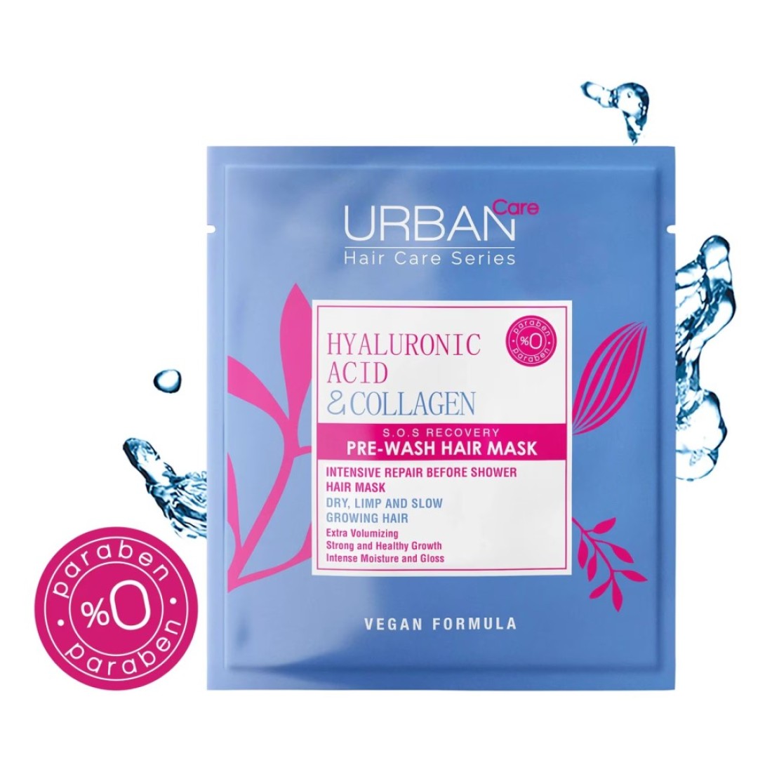 Urban Care Hyaluronic Acid And Collagen Pre-Wash Hair Mask 50ml