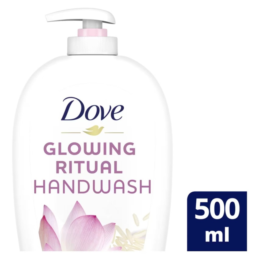 Dove Nourishing Secrets Glowing Ritual Hand wash with Lotus flower extract and rice milk 500ml