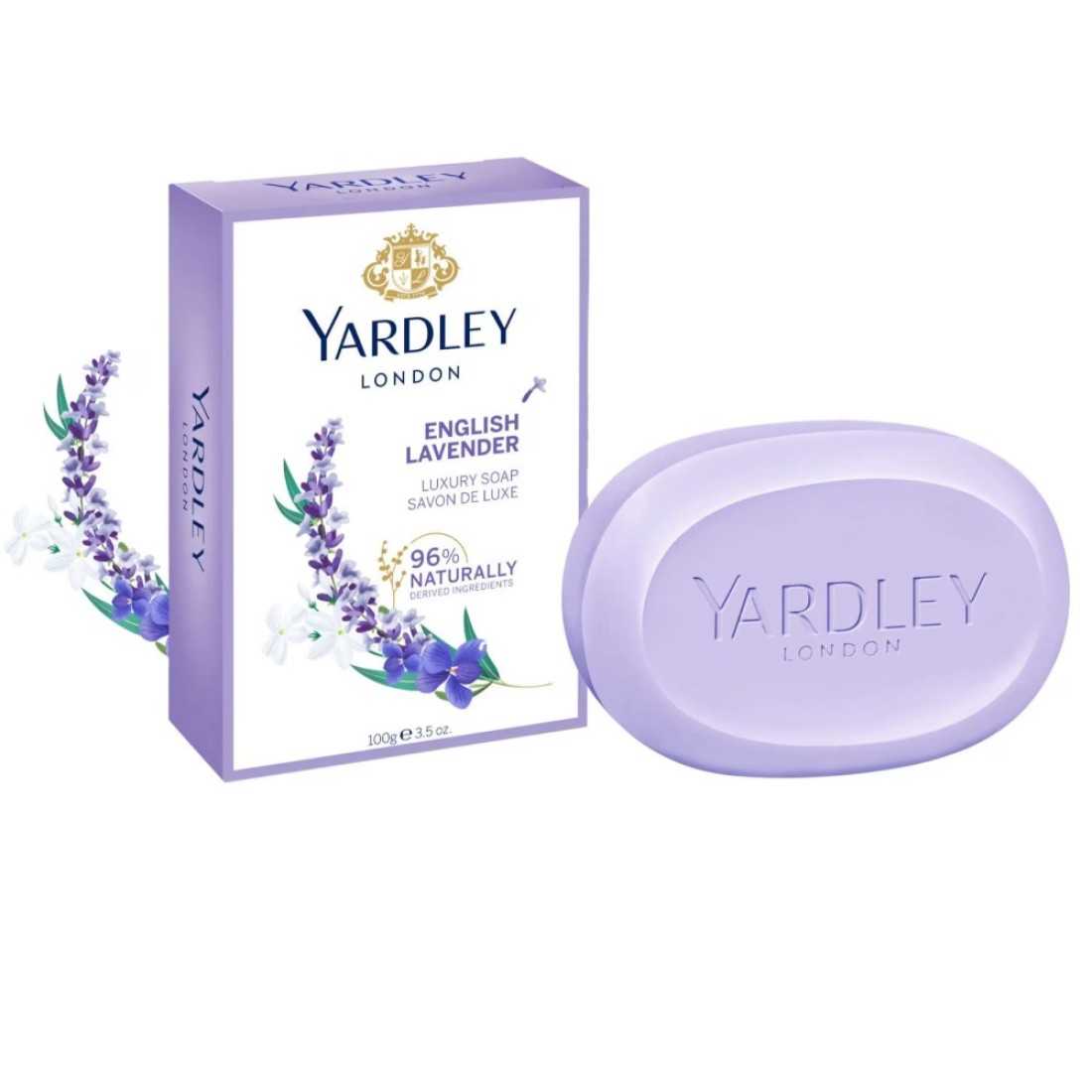 Yardley London English Lavender Luxury Soap 100g Pack of 3