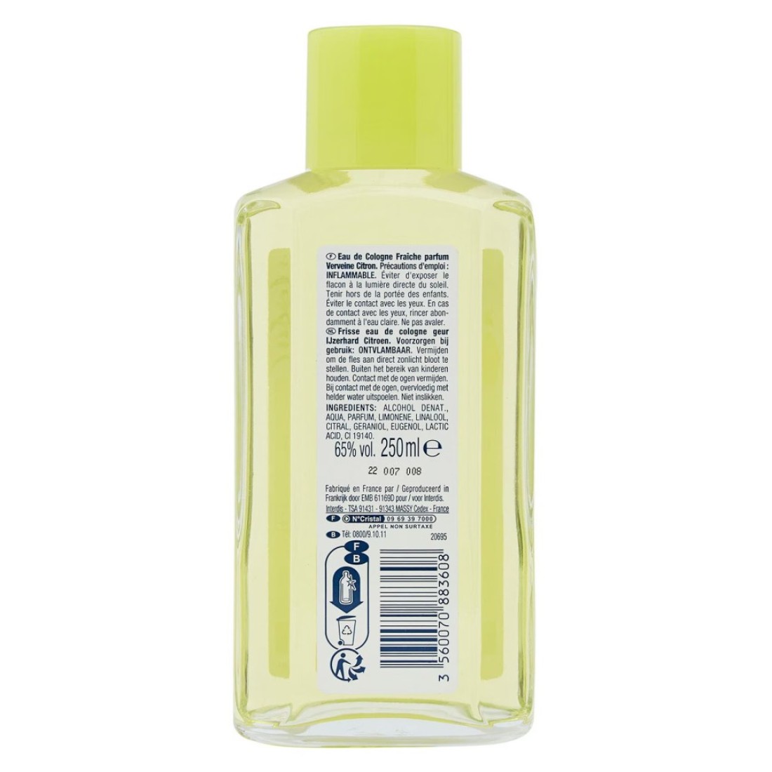 Carrefour Soft Fresh Eau De Cologne 250ml
