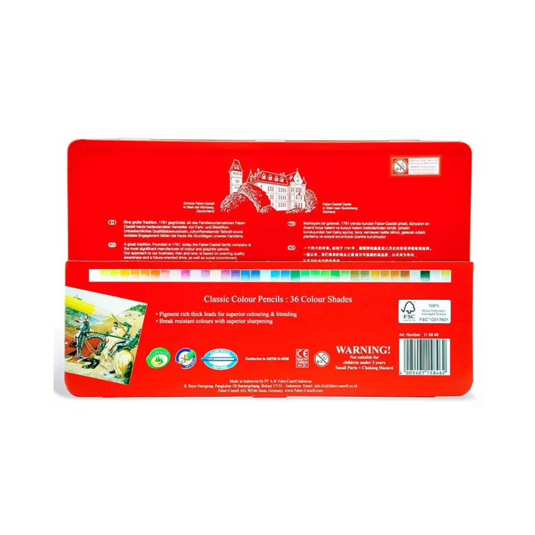 Faber-Castell Classic Colour Pencil Multicolour 36 PCS