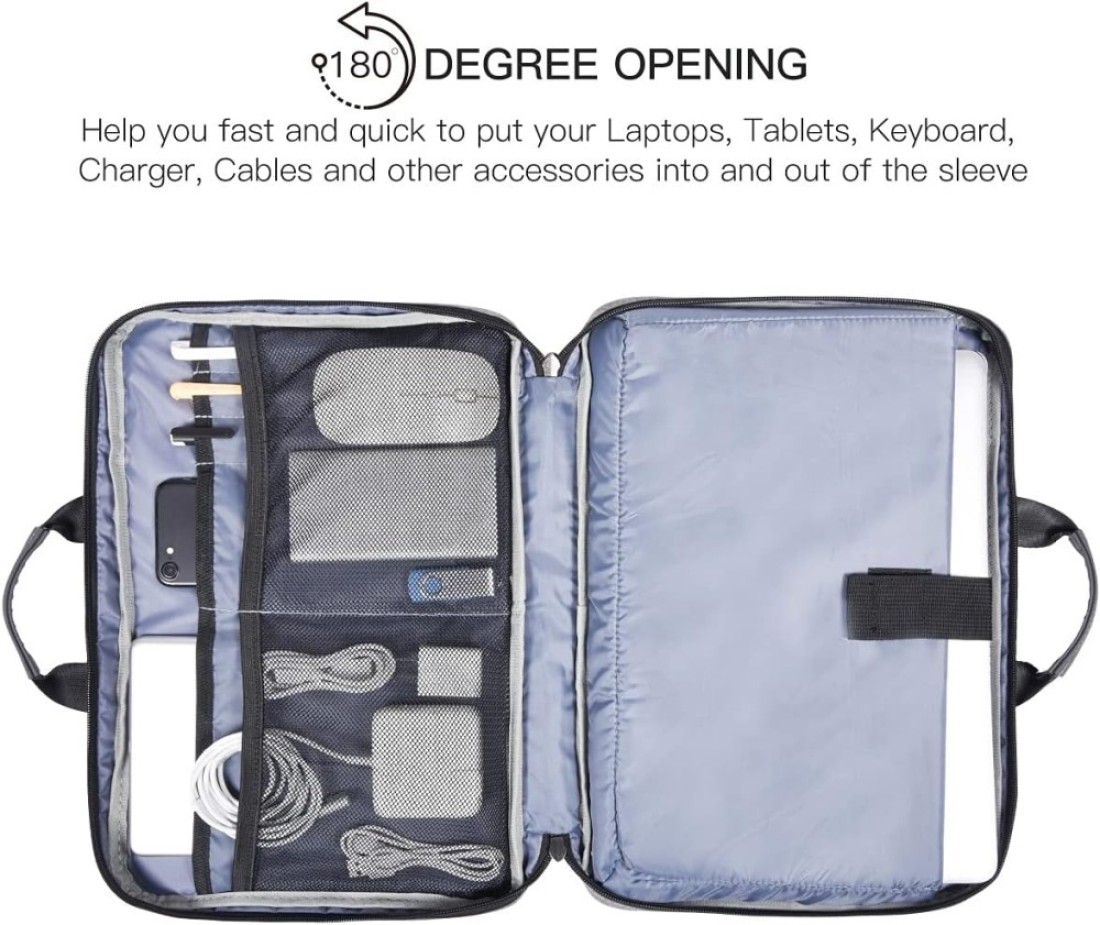 Laptop Bag with Organizer Travel Briefcase Laptop Cover Sleeve Case