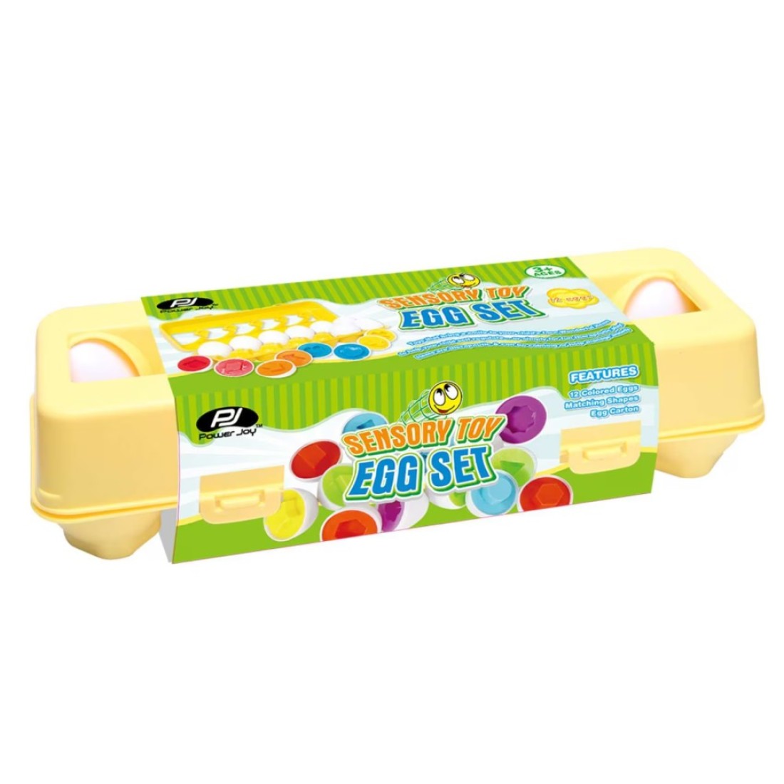 Power Joy Sensory Toy Egg Set 12 PCS