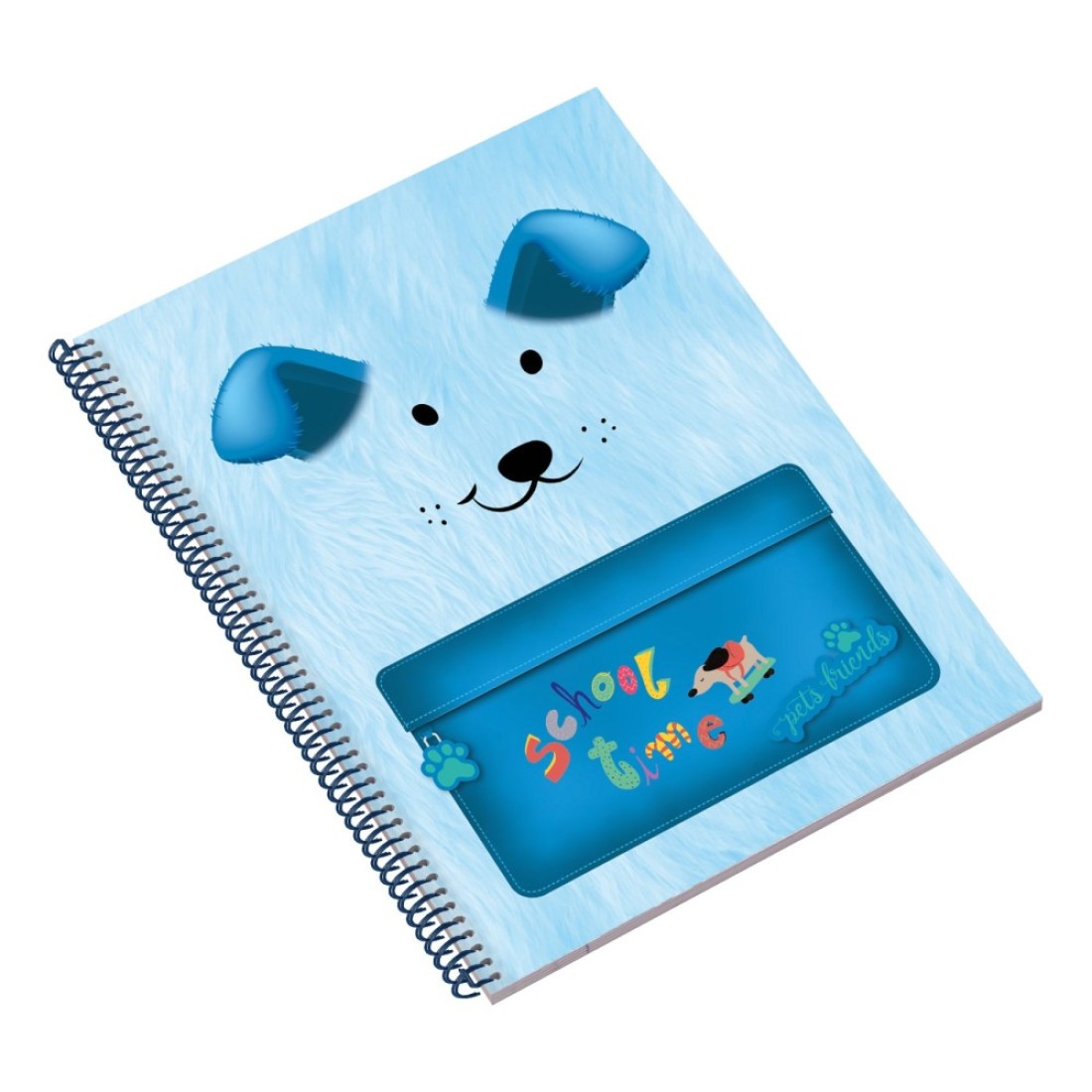 Ambar School Time Spiral Cover Notebook for Boy Large 24 Pages A4