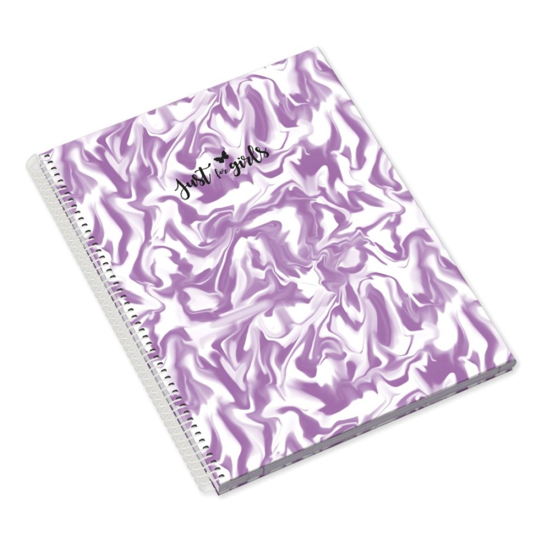 Ambar A4 Just for Girls Butterfly Themed 22 Notebook Purple