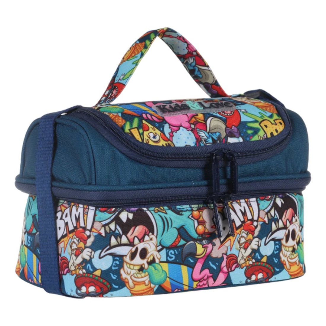 Kaukko Kids and Love Zombie Printed Lunch Box Bag