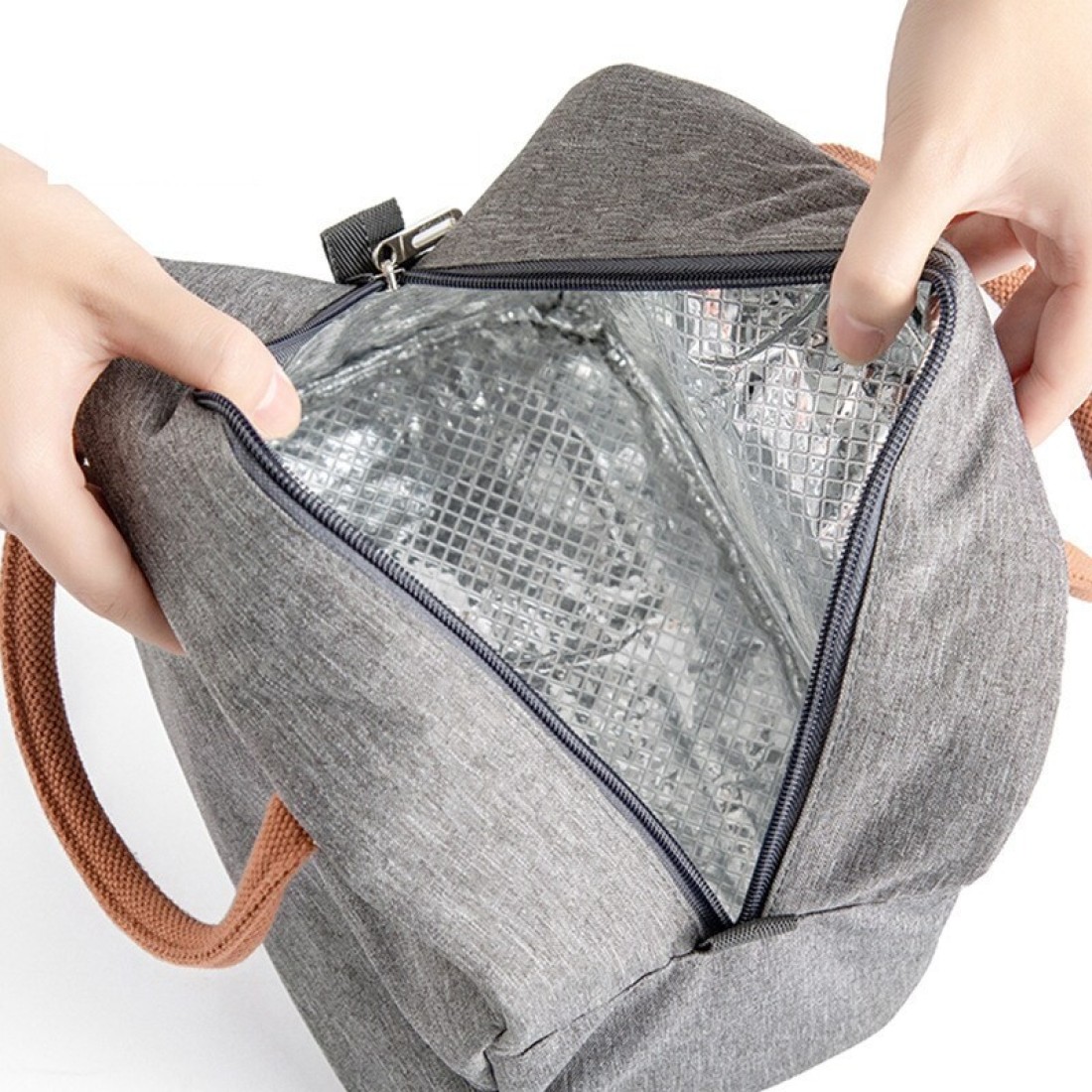 Lunch Bag For Women and Men, Leak Proof Water Resistant Bag Container For Adults, Kids, LightWeight Portable Lunch Box For Office Work, Outdoor, Picnic, School etc