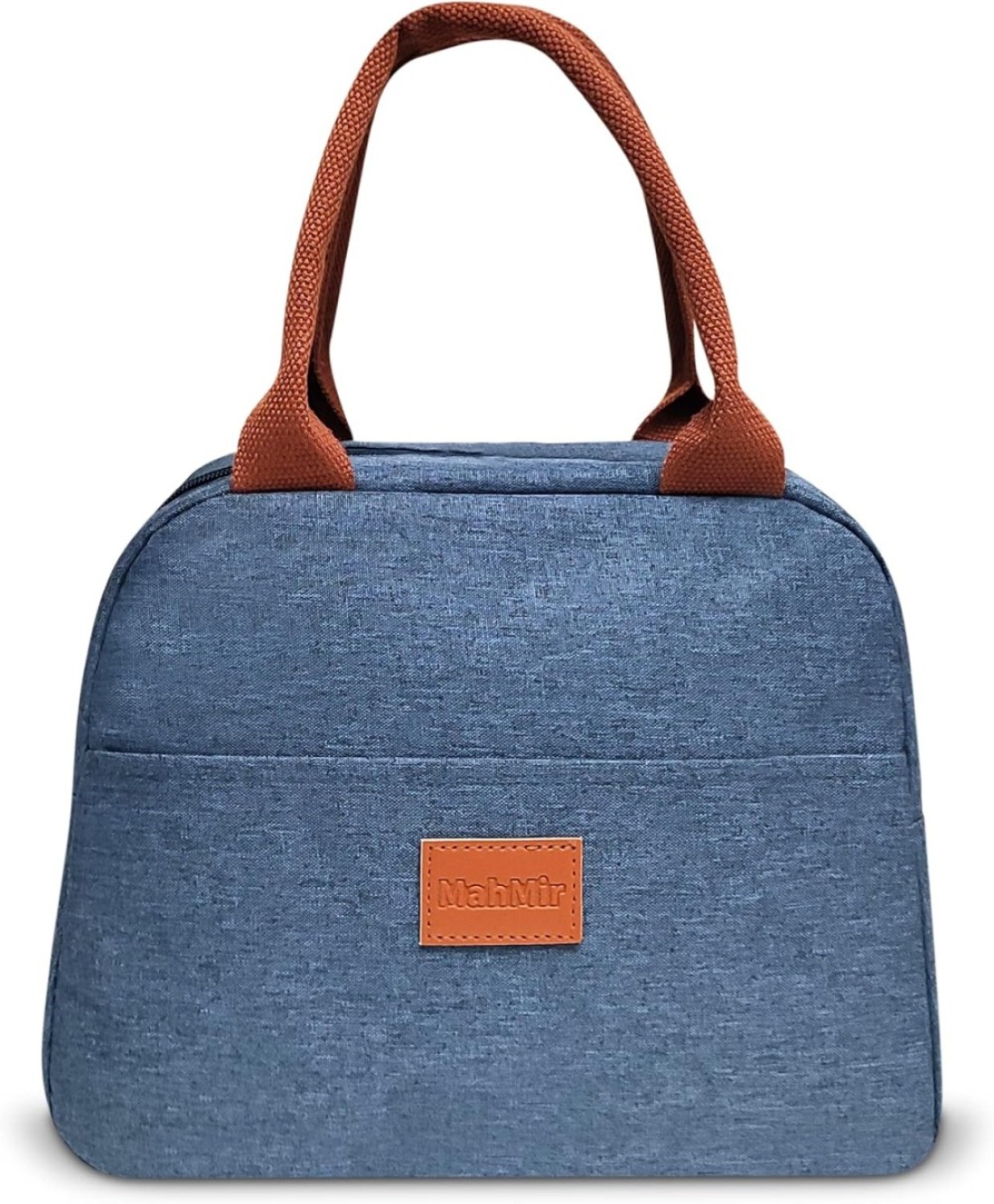 MahMir Insulated Lunch Bag for Men Women Kids with Strap Handles, Wide Open Easy to Clean Insulated Lunch Bag Box for Office Work School Picnic Travel, Leakproof Thermal Cooler Insulated Lunch (Blue)
