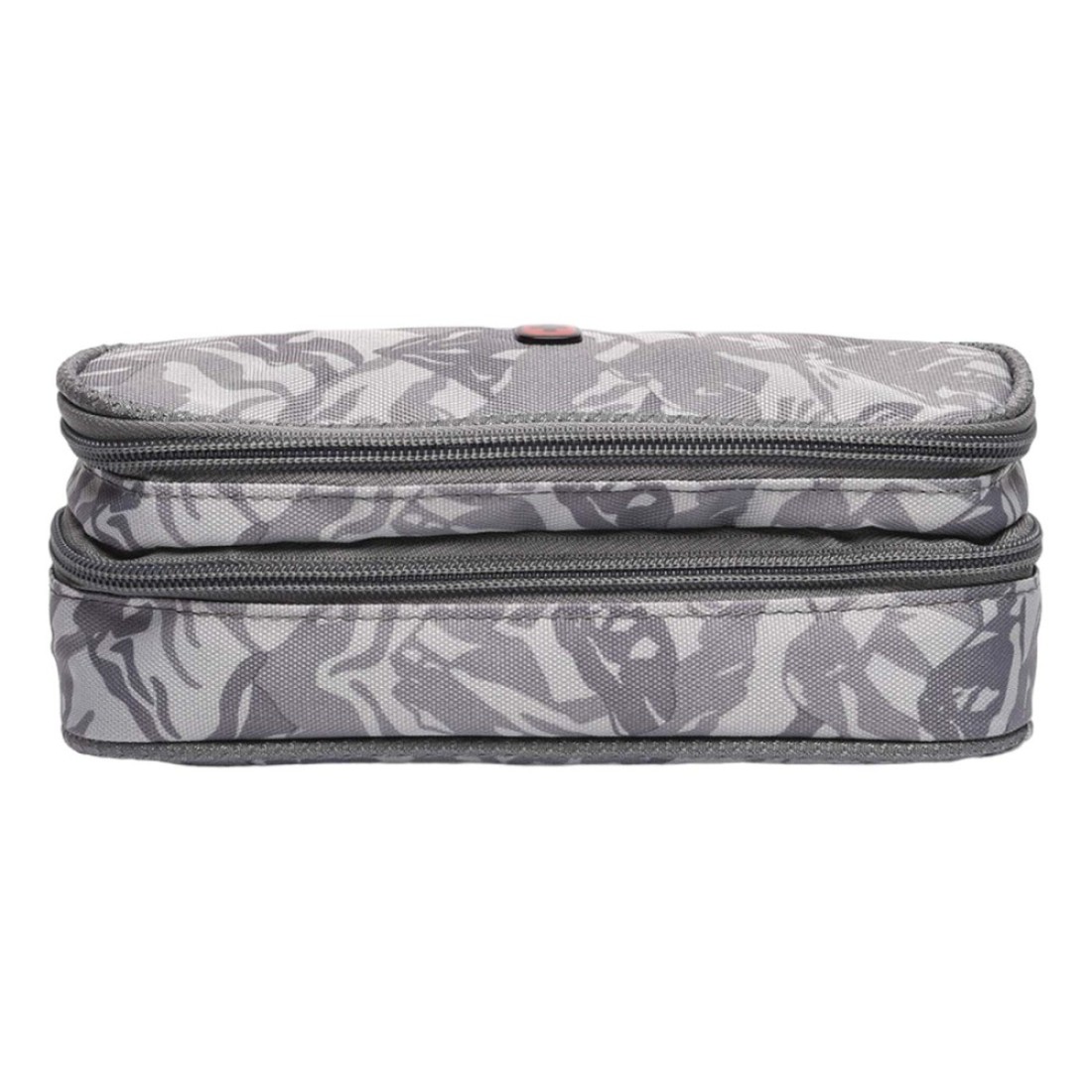 Wenger 2 Compartment Pencil Case Grey 23cm