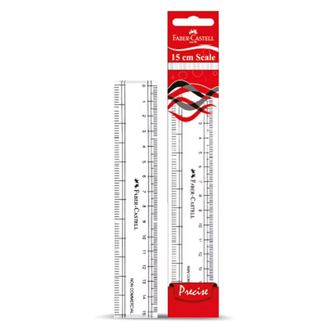 Faber-Castell Precise Ruler Clear 15cm