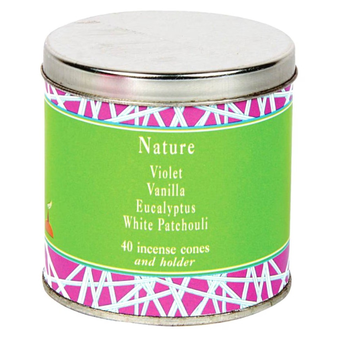 Pure Nature Incense Cones And Holder 40 Cones