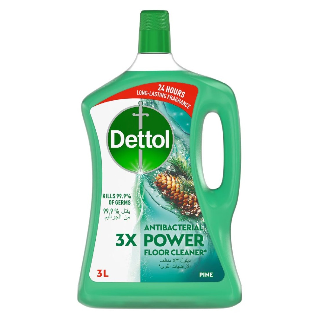 Dettol Anti Bacterial All Purpose And Floor Cleaner Pine 3L And Trigger Lemon 500ml