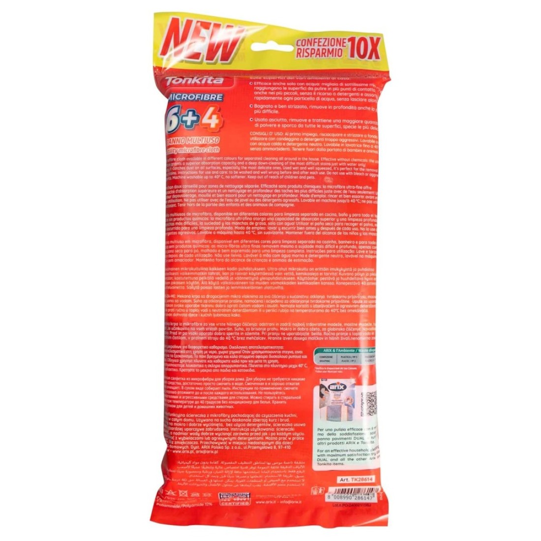 Tonkita Microfibre Cloth Pack of 10