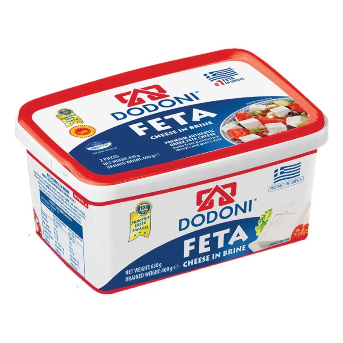 Dodoni Feta Cheese In Brine 400g