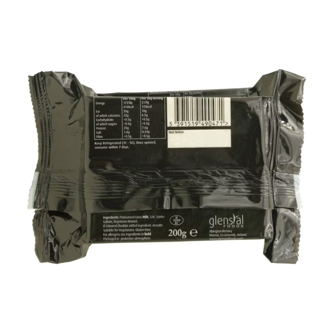Irish Vintage Cheddar Cheese 200g