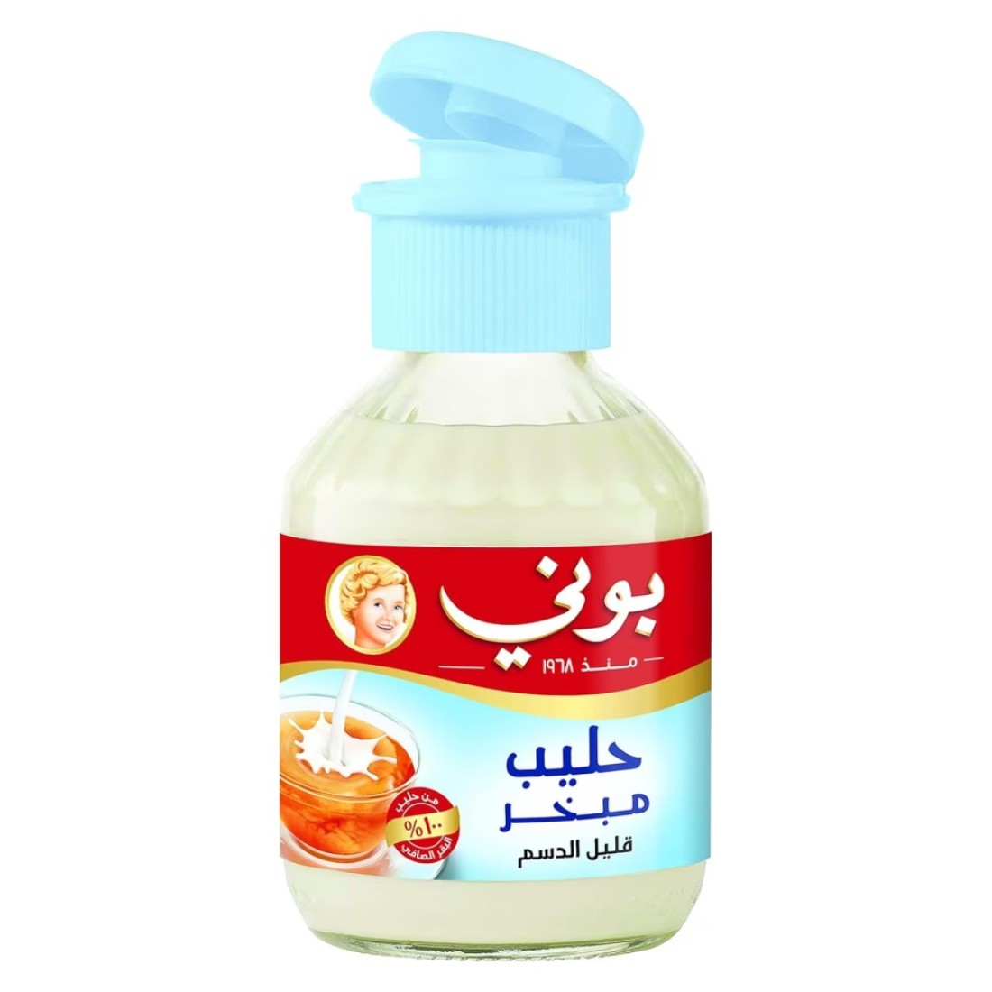 Bonny Low Fat Evaporated Milk Glass Bottle 170g